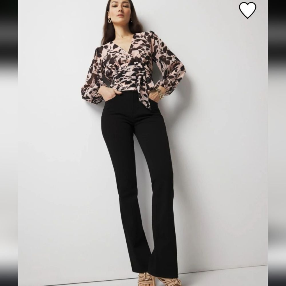 EUC WHBM Black Skinny Flare Jeans